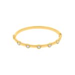 Bracelete Pontos de Luz Zamac Dourado