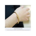 Bracelete Fecho Rosca Zamac Grafite