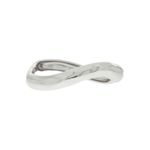 Bracelete Onda Zamac Prateado