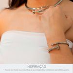 Pulseira Prego Zamac Prateado