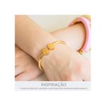 Bracelete São Bento Zamac Dourado