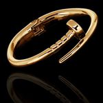 Pulseira Prego Zamac Dourado