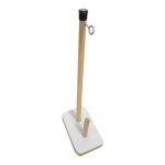 PORTA FIO DE MADEIRA 1 CONE PARA MÁQUINA DE COSTURA DOMÉSTICA