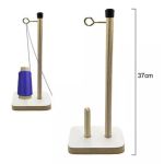 PORTA FIO DE MADEIRA 1 CONE PARA MÁQUINA DE COSTURA DOMÉSTICA