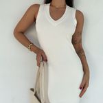Vestido decote em v mid off