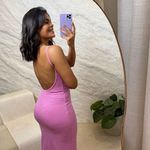 vestido longo costa nua Llilas