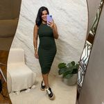 Vestido Mid verde