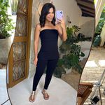 conjunto tomara que caia preto
