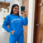 Conjunto moletom azul