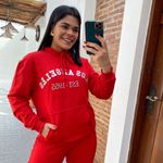 Conjunto moletom vermelho