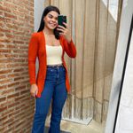 Cardigan sofistique terra cota