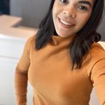 Blusa manga longa cacharrel caramelo