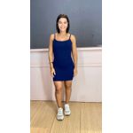 Vestido de alça curto marinho