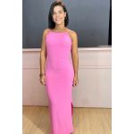 Vestido costa nua rosa