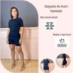 Conjunto de short preto