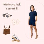 Conjunto de short preto