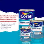 CORAL RENDE MUITO FOSCO BRANCO 900ML