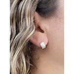 ARGOLA ZIRCONIA DOURADA