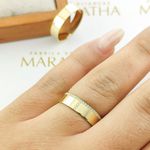 Alianças Em Ouro Modelo Azerbaijão 5mm Polida Reta