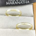 Alianças Em Ouro Modelo Butão 3mm Polida Reta