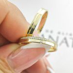 Alianças Em Ouro Modelo Butão 3mm Polida Reta