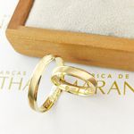 Alianças Em Ouro 18k Cazaquistão 4mm Diamantadeira Reta