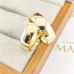 Alianças Em Ouro Modelo Croácia 6mm Polida Meia Cana