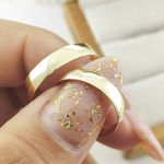 Alianças Em Ouro 18k Dinamarca 4mm Polida Meia Cana