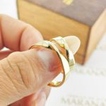 Alianças Em Ouro 18k Dominica 4mm Polida Reta