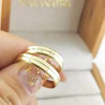 Alianças Em Ouro Modelo Inglaterra 4mm Polida Reta Chanfrada