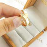 Alianças Em Ouro 18k Jamaica 4mm Polida Reta