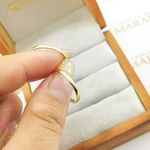 Par de Alianças Em Ouro Kiev 1.5mm Polida Meia Cana