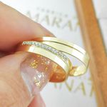 Alianças Em Ouro Oslo 4mm Polida Reta