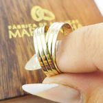 Alianças Em Ouro 18k Sófia 5mm Polida Reta