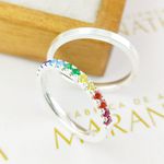 Alianças Em Prata 950 Calhetas 2mm Polida Reta