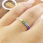 Alianças Em Prata 950 Calhetas 2mm Polida Reta