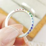 Alianças Em Prata 950 Calhetas 2mm Polida Reta