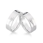 Alianças Em Prata 950 Farol 6mm Polida Reta