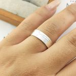 Alianças Em Prata 950 Farol 6mm Polida Reta