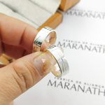 Alianças Em Prata 950 Farol 6mm Polida Reta