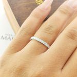 Par de Alianças Em Prata 950 Modelo Ilhabela 2mm Polida Reta