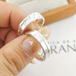 Alianças Em Prata 950 Itamambuca 6mm Polida Reta