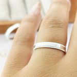 Alianças Em Prata 950 Itaparica 3mm Polida Reta