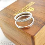 Alianças Em Prata 950 Leme 2mm Reta Polida