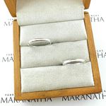 Alianças Em Prata 950 Marobá 2mm Polida Reta Chanfrada