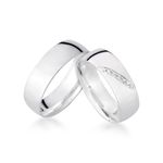 Alianças Em Prata 950 Morro De São Paulo 6mm Polida Meia Cana