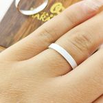 Alianças Em Prata 950 Paraty 3mm Polida e Fosco Diamantado Reta