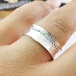 Alianças Em Prata 950 Porto De Galinhas 7mm Fosco Lixado Côncava