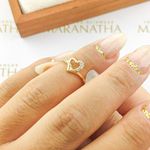 Anel De Coração Betina Em Ouro 18k