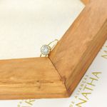 Anel De Noivado Forever Em Ouro 18k